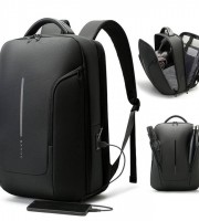 BANGE BG-8013 Men Business Backpack Commuter Laptop Shoulder Bag(Black) 3adsrun 7216